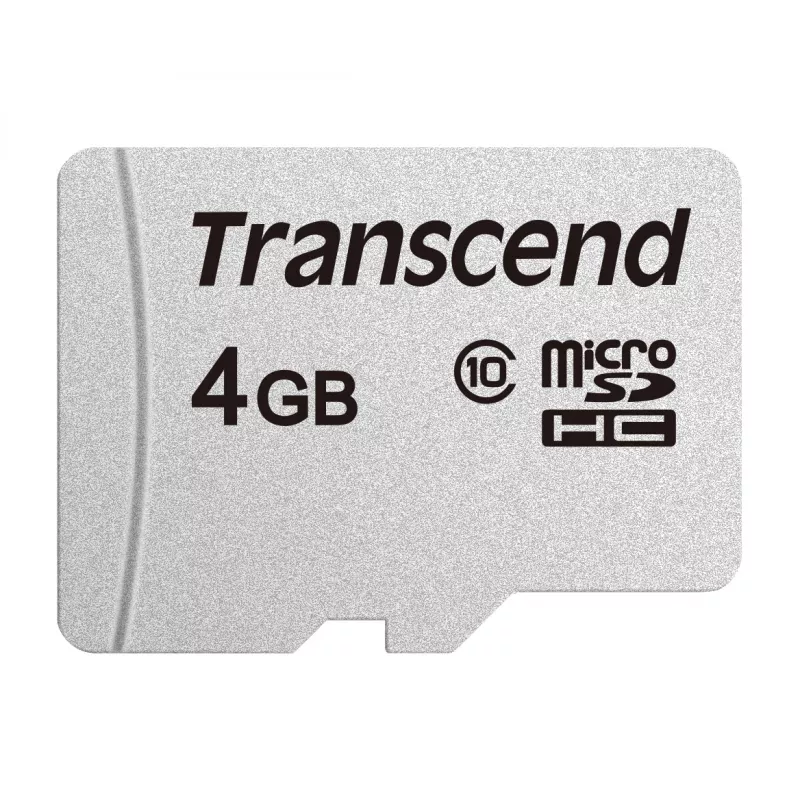 TRANSCEND Micro SDHC 300S 4GB UHS-I U1 be adapterio