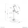 Neomounts DS15-540BL1 Universalus planšetinio kompiuterio stovas 4.7–12.9 col.
