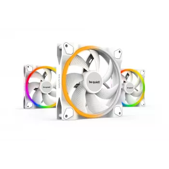 be quiet! Light Wings White 140mm PWM Triple Pack | Kompiuterio korpuso ventiliatorius 14 cm 3 vnt.