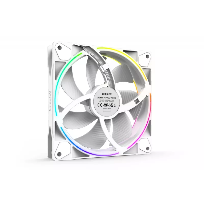 be quiet! Light Wings White 140mm PWM Triple Pack | Kompiuterio korpuso ventiliatorius 14 cm 3 vnt.
