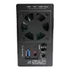 LC-POWER LC-35U3-RAID-2, Išorinis 2x 3,5 inch standžiųjų diskų korpusas su RAID, aliuminis, juodas