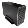 LC-POWER LC-35U3-RAID-2, Išorinis 2x 3,5 inch standžiųjų diskų korpusas su RAID, aliuminis, juodas