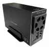 LC-POWER LC-35U3-RAID-2, Išorinis 2x 3,5 inch standžiųjų diskų korpusas su RAID, aliuminis, juodas