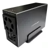 LC-POWER LC-35U3-RAID-2, Išorinis 2x 3,5 inch standžiųjų diskų korpusas su RAID, aliuminis, juodas
