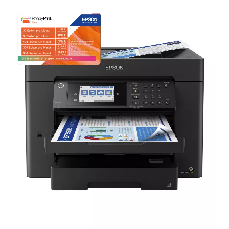 Epson WorkForce Pro WF-7840DTWF rašalinis daugiafunkcis įrenginys A3 4800 x 2400 DPI Wi-Fi