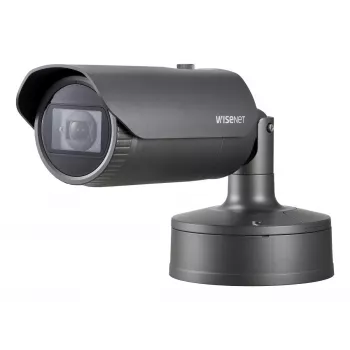 Hanwha Vision WiseNet X XNO-6080R lauko IP kamera cilindriniu korpusu, 2 MP, 2,8-12 mm, diena/naktis, atspari vandalizmui, pilkos spalvos
