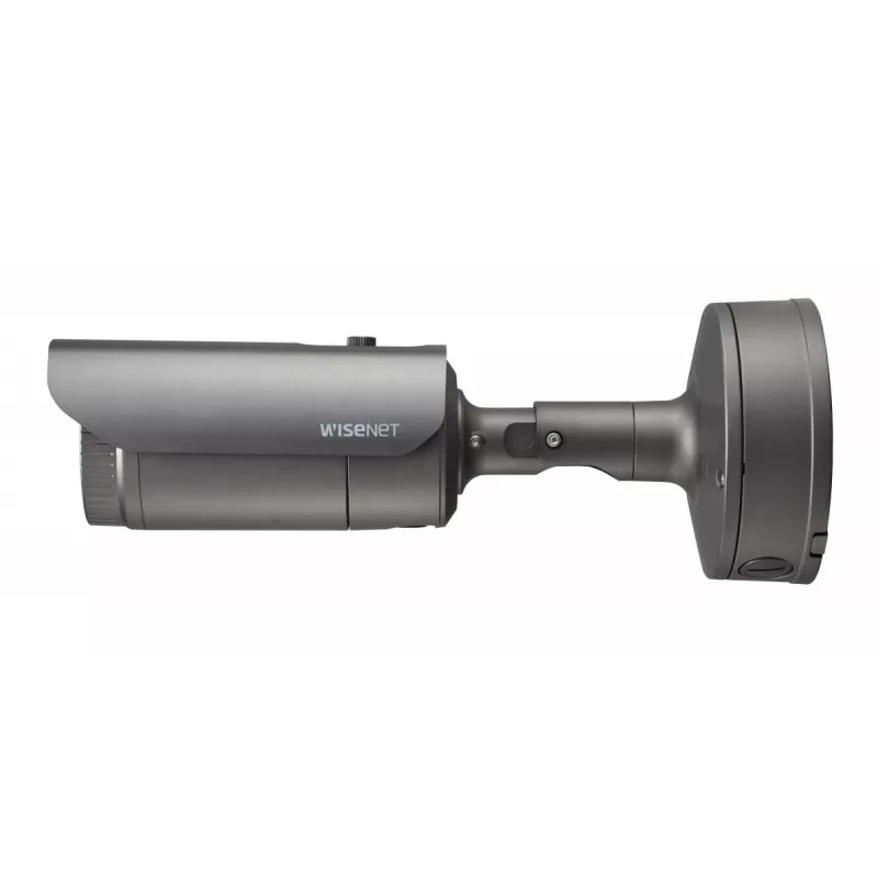 Hanwha Vision WiseNet X XNO-6080R lauko IP kamera cilindriniu korpusu, 2 MP, 2,8-12 mm, diena/naktis, atspari vandalizmui, pilkos spalvos