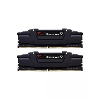 DIMM 16 GB DDR4-4000 (2x 8 GB) Dual-Kit, Arbeitsspeicher schwarz, F4-4000C18D-16GVK, Ripjaws V, INTEL XMP
