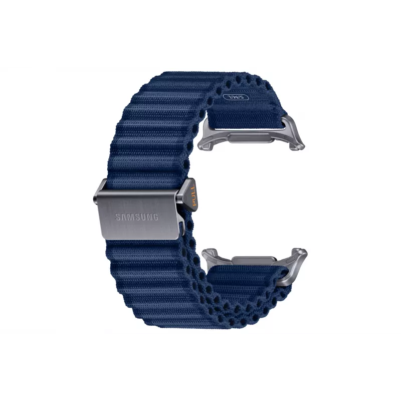 Samsung Trail Band Galaxy Watch Ultra dirželis, mėlynas, titano/nailono/nerūdijančio plieno