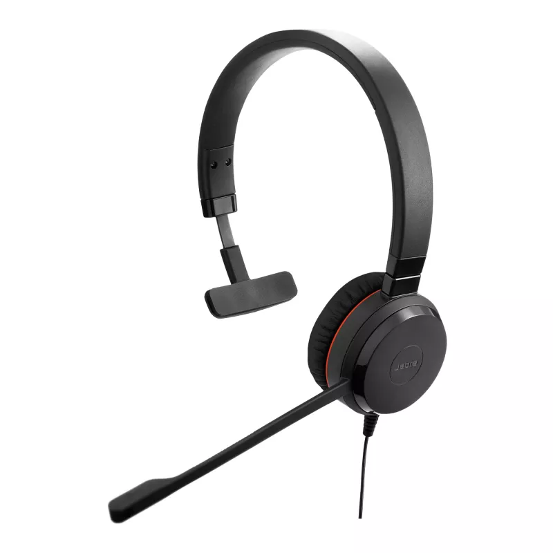 Jabra Evolve 30 II atsarginė monoaustinė ausinė, laidinė, 150–7000 Hz, biurui / skambučių centrui, 171,1 g, juoda