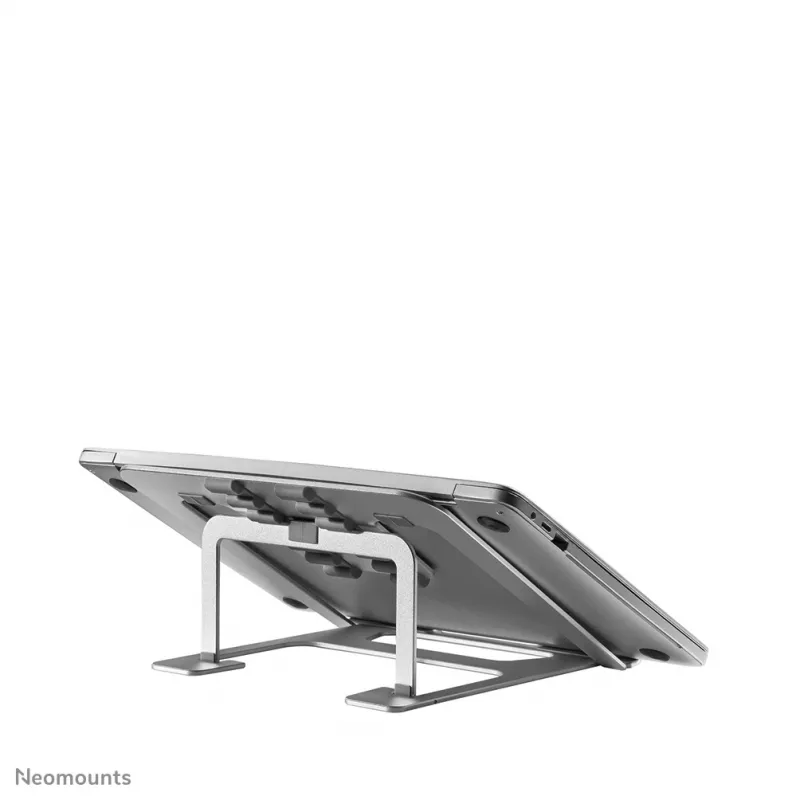 Neomounts NSLS085SILVER nešiojamojo kompiuterio stovas 10–17 colių – sulankstomas – kompaktiškas – universalus