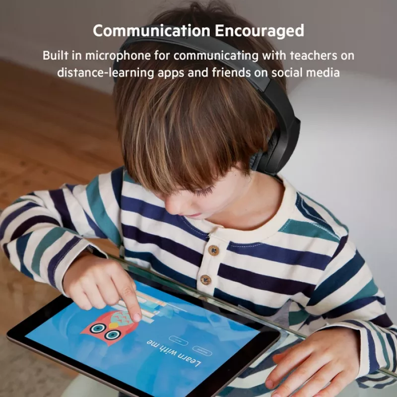 BELKIN SoundForm Kids belaidžiai ausinės vaikams – Stereo – Juoda