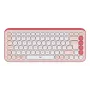 LOGITECH belaidė klaviatūra Pop Icon Keys - Rožinė ir Balta QWERTY UK