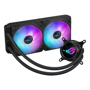 ASUS ROG Strix LC III 240 ARGB skysčio aušinimo komplektas 240 mm, 12 cm ventiliatoriai, juodas
