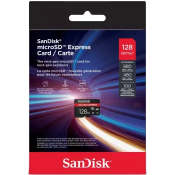 MicroSD kortelė SanDisk 128GB UHS-I Express SDSQXFN-128G-GN4NN