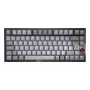 CHERRY KW 300 MX klaviatūra USB + Bluetooth QWERTZ vokiška juoda, vario, pilka