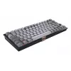 CHERRY KW 300 MX klaviatūra USB + Bluetooth QWERTZ vokiška juoda, vario, pilka