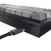 CHERRY KW 300 MX klaviatūra USB + Bluetooth QWERTZ vokiška juoda, vario, pilka