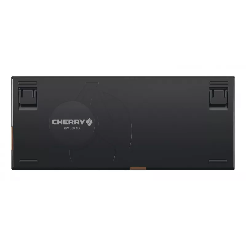 CHERRY KW 300 MX klaviatūra USB + Bluetooth QWERTZ vokiška juoda, vario, pilka