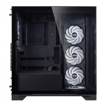 XPG INVADER X BTF MID-TOWER korpusas juodas