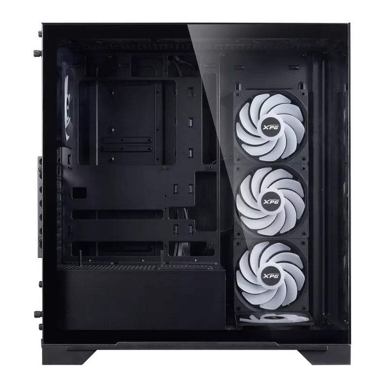 XPG INVADER X BTF MID-TOWER korpusas juodas