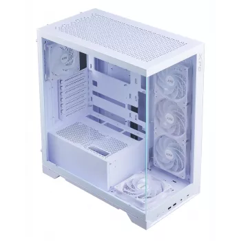 XPG INVADER X BTF MID-TOWER-CASE White, Midi bokštas, PC, Baltas, ATX, micro ATX, Mini-ATX, SPCC, Grūdintas stiklas, 17.5 cm