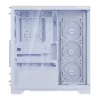 XPG INVADER X BTF MID-TOWER-CASE White, Midi bokštas, PC, Baltas, ATX, micro ATX, Mini-ATX, SPCC, Grūdintas stiklas, 17.5 cm