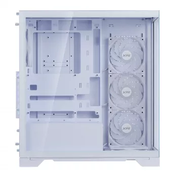XPG INVADER X BTF MID-TOWER-CASE White, Midi bokštas, PC, Baltas, ATX, micro ATX, Mini-ATX, SPCC, Grūdintas stiklas, 17.5 cm