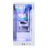 XPG INVADER X BTF MID-TOWER-CASE White, Midi bokštas, PC, Baltas, ATX, micro ATX, Mini-ATX, SPCC, Grūdintas stiklas, 17.5 cm
