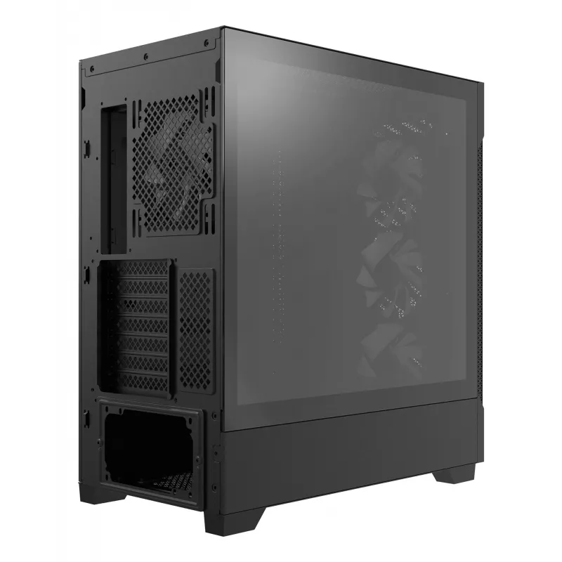 XPG STARKER AIR BTF Mid-Tower Black – Midi korpusas, ATX, EATX, micro ATX, Mini-ITX, SPCC, grūdintas stiklas, žaidimams