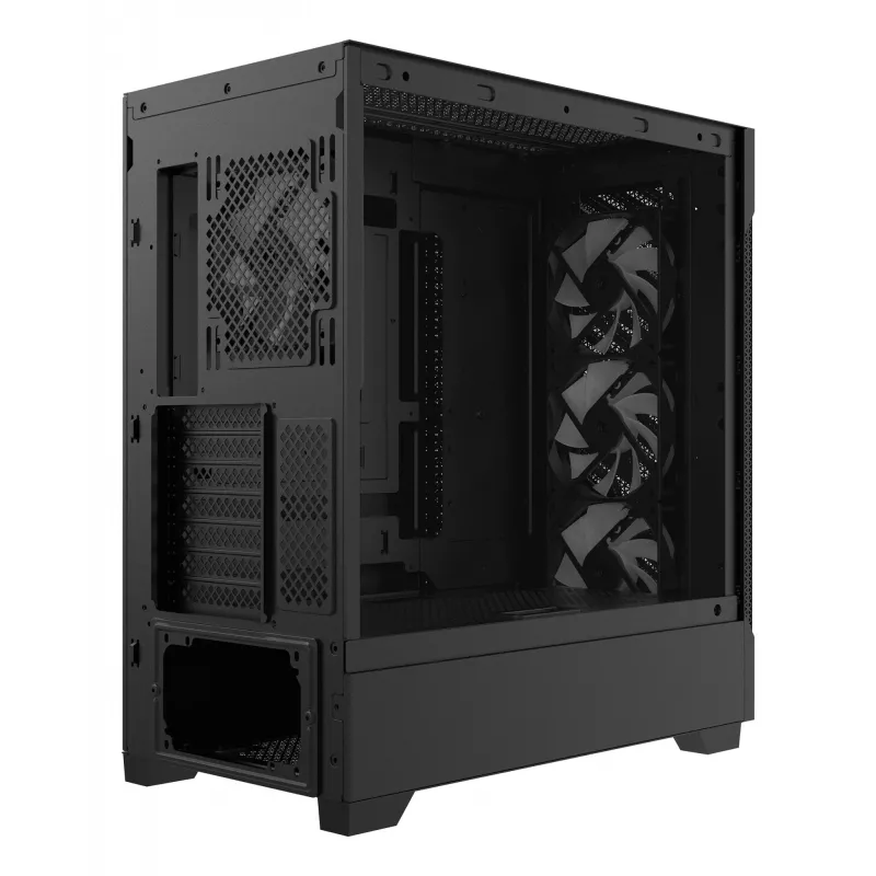 XPG STARKER AIR BTF Mid-Tower Black – Midi korpusas, ATX, EATX, micro ATX, Mini-ITX, SPCC, grūdintas stiklas, žaidimams