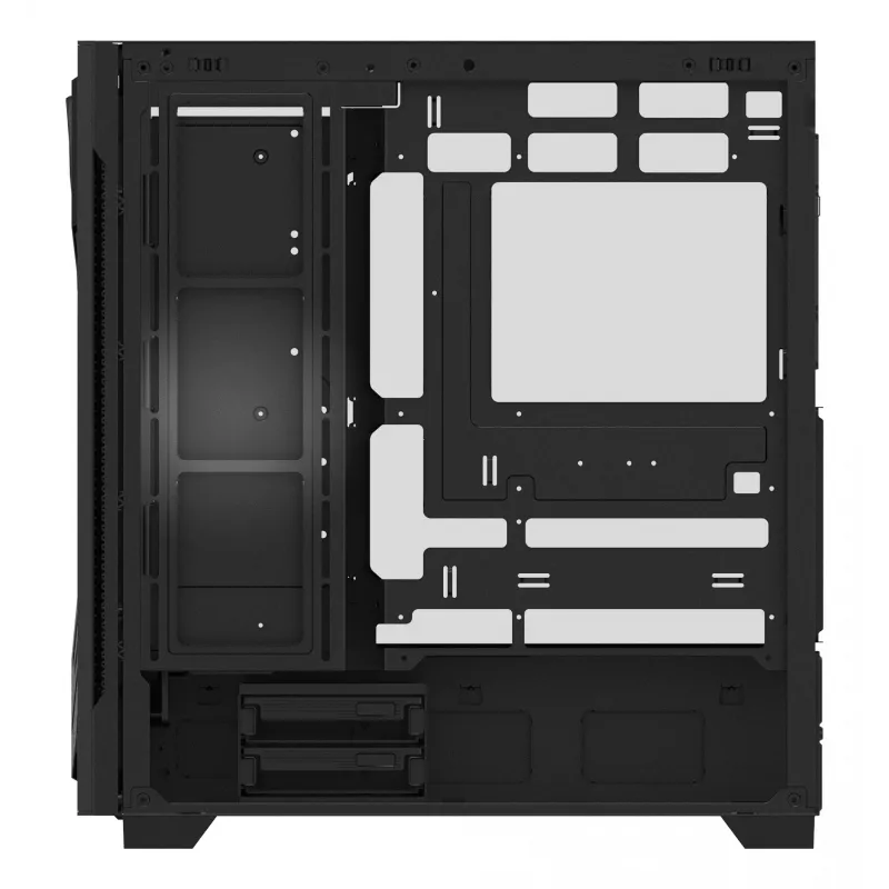 XPG STARKER AIR BTF Mid-Tower Black – Midi korpusas, ATX, EATX, micro ATX, Mini-ITX, SPCC, grūdintas stiklas, žaidimams