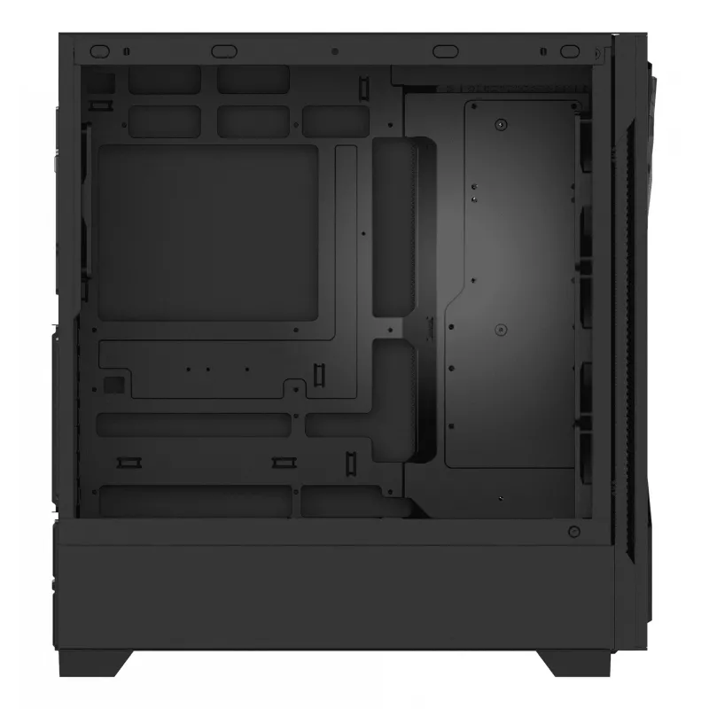 XPG STARKER AIR BTF Mid-Tower Black – Midi korpusas, ATX, EATX, micro ATX, Mini-ITX, SPCC, grūdintas stiklas, žaidimams