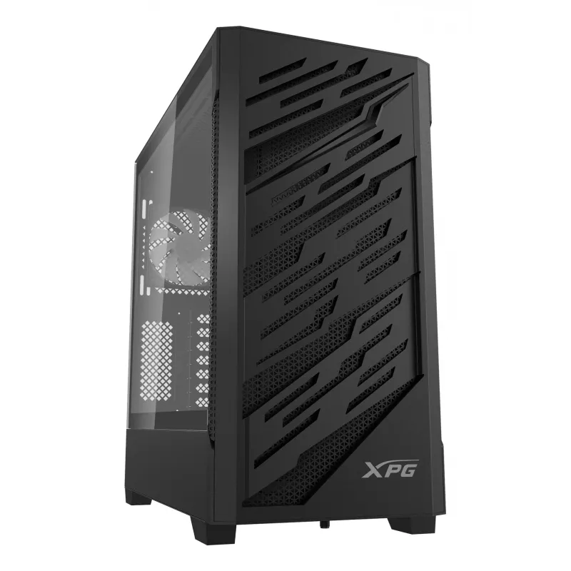 XPG STARKER AIR BTF Mid-Tower Black – Midi korpusas, ATX, EATX, micro ATX, Mini-ITX, SPCC, grūdintas stiklas, žaidimams