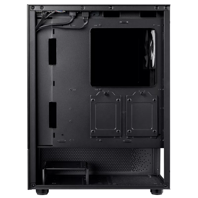 XPG INVADER X MINI kompaktiškas Mid-Tower korpusas, juodas