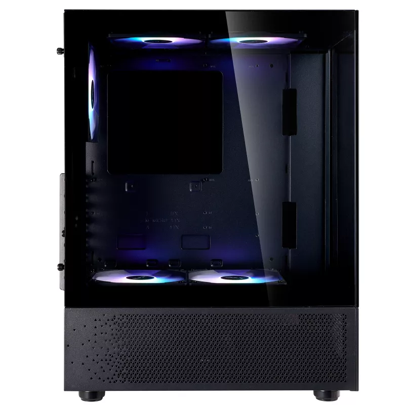 XPG INVADER X MINI kompaktiškas Mid-Tower korpusas, juodas