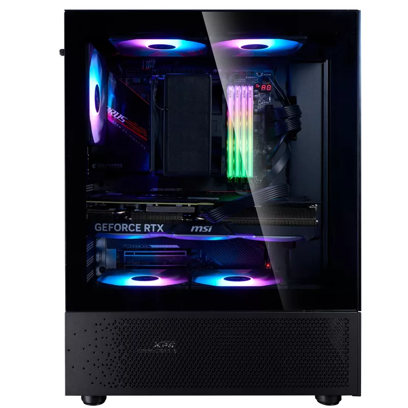 XPG INVADER X MINI kompaktiškas Mid-Tower korpusas, juodas