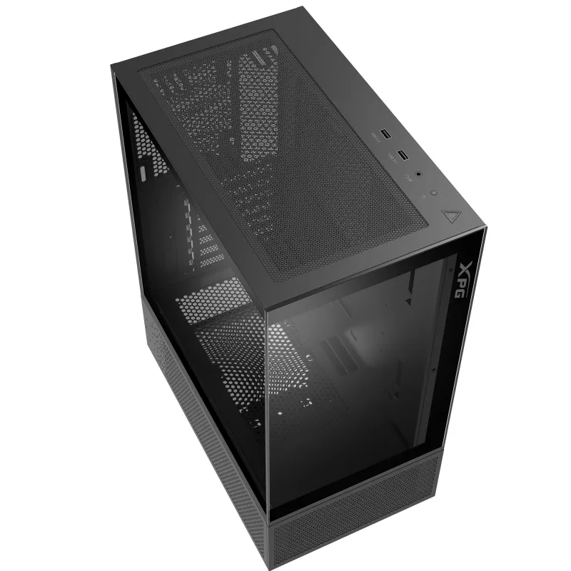XPG INVADER X MINI kompaktiškas Mid-Tower korpusas, juodas