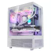 XPG INVADER X MINI KOMPAKTUS MID-TOWER KORPUSAS Baltas