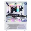 XPG INVADER X MINI KOMPAKTUS MID-TOWER KORPUSAS Baltas