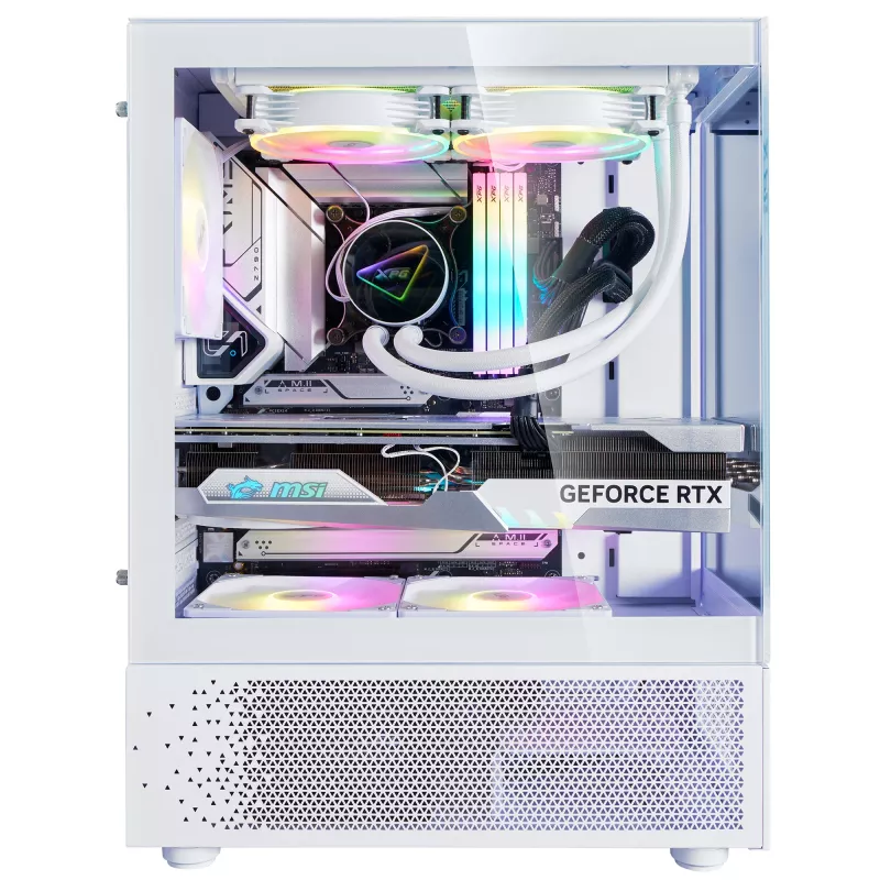 XPG INVADER X MINI KOMPAKTUS MID-TOWER KORPUSAS Baltas