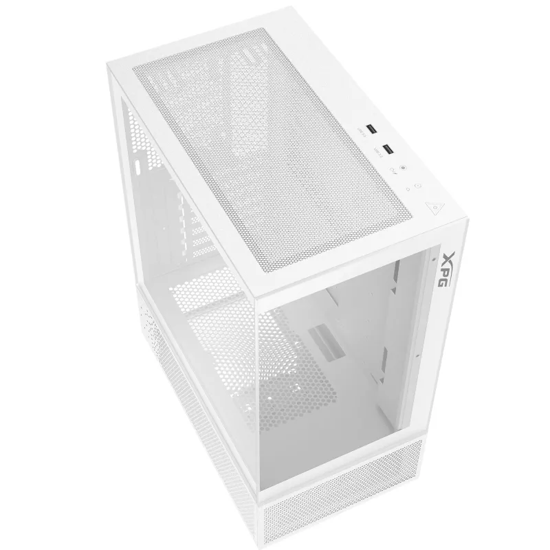 XPG INVADER X MINI KOMPAKTUS MID-TOWER KORPUSAS Baltas