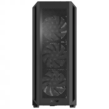 XPG VALOR AIR PLUS vidutinis bokštinis korpusas, juodas