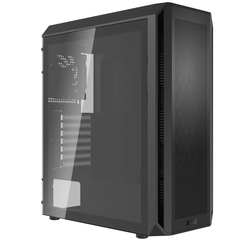 XPG VALOR AIR PLUS vidutinis bokštinis korpusas, juodas