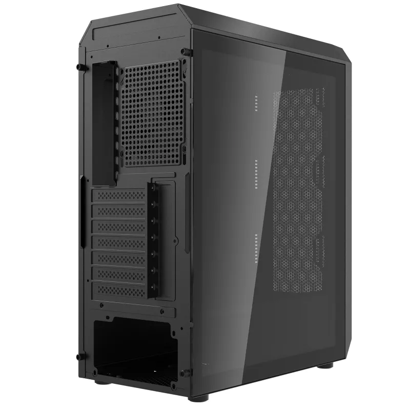 XPG VALOR AIR PLUS vidutinis bokštinis korpusas, juodas