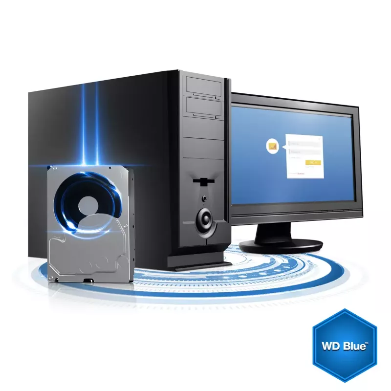 WESTERN DIGITAL Kietasis diskas - Wd Blue WD5000AZLX - 500GB - SATA 3,5 colio - 7200 aps/min - 32 MB buferis