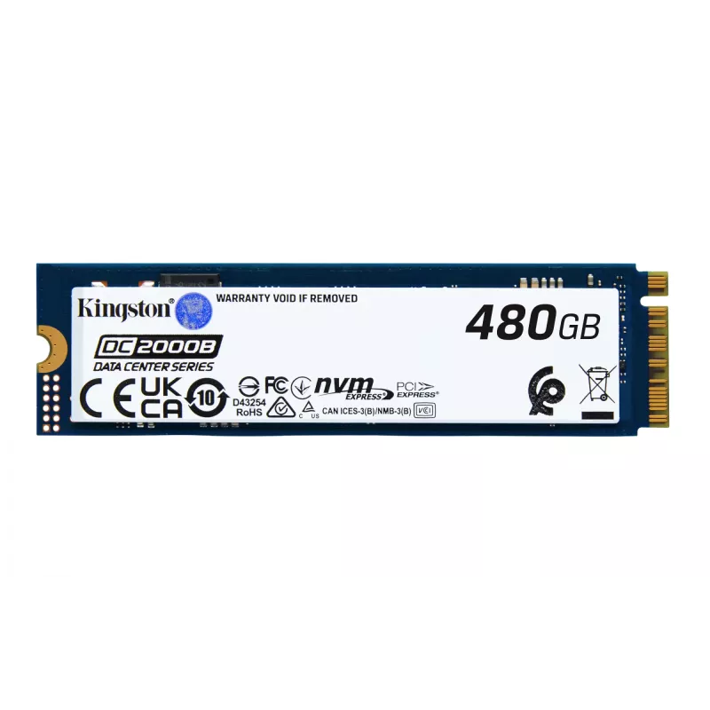 Kingston Technology DC2000B 480GB PCIe 4.0 M.2 2280 Įmonės SSD