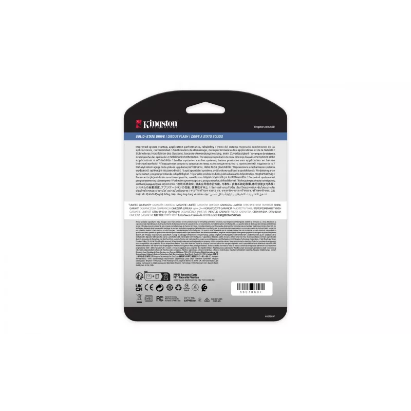 Kingston Technology DC2000B 480GB PCIe 4.0 M.2 2280 Įmonės SSD