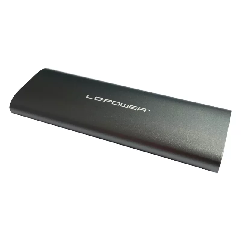 LC-Power M.2 SSD korpusas (NVMe ir SATA), USB 3.2 Gen.2x1, aliuminis - LC-M2-C-MULTI-2