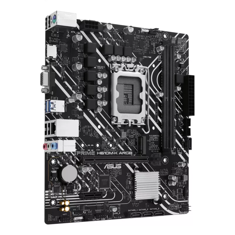 ASUS PRIME H610M-K ARGB Intel H610 LGA 1700 micro ATX pagrindinė plokštė